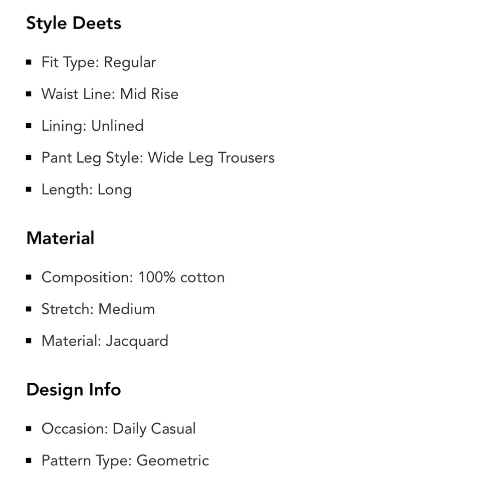 NWT Cider • Geometric Pants - Picture 5 of 8